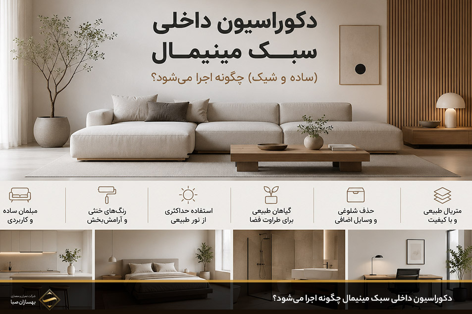 دکوراسیون داخلی سبک مینیمال